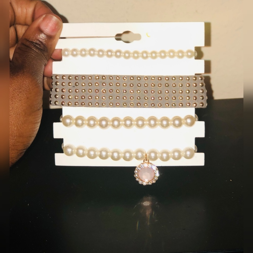 Pearl Bracelet Set